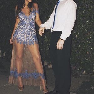 For love and lemons lace detail dress